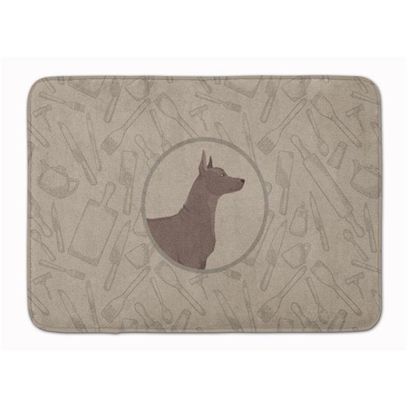 Carolines Treasures Carolines Treasures CK2217RUG Mexican Hairless Dog Xolo in the Kitchen Machine Washable Memory Foam Mat CK2217RUG
